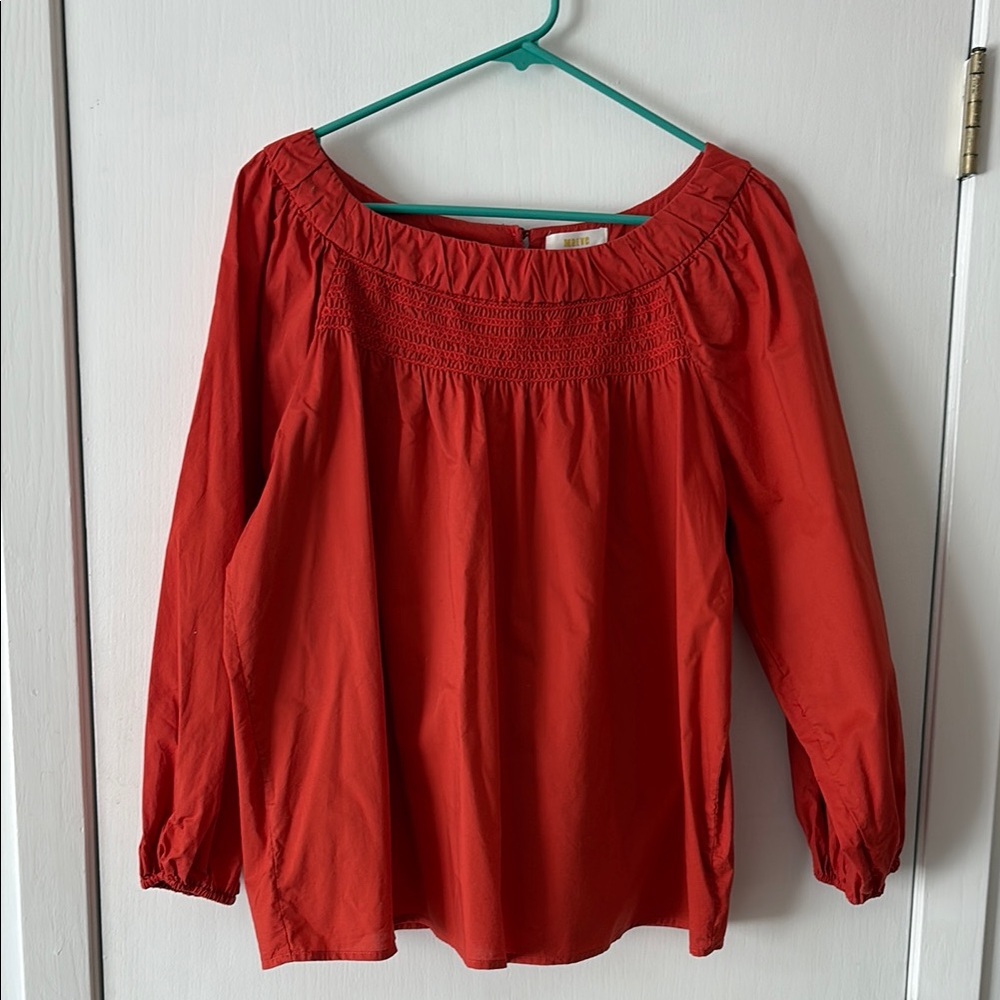 Maeve for Anthropology Coral/Red Top